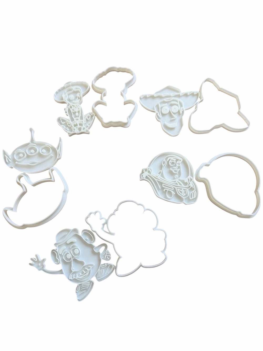 Toy Story Cookie Cutters & Stamps Set 3D Printed - Picture 2 of 2